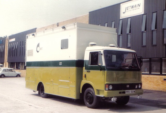 BRT leaving Crockford Lane Aug1981